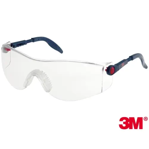 Okulary ochronne firmy 3M biało-granatowe 3M-OO-2730